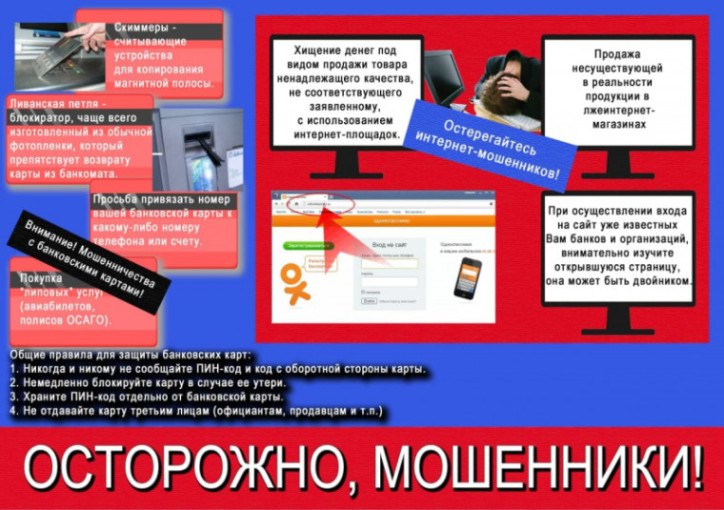 Осторожно, мошенники! Осторожно, мошенники!.